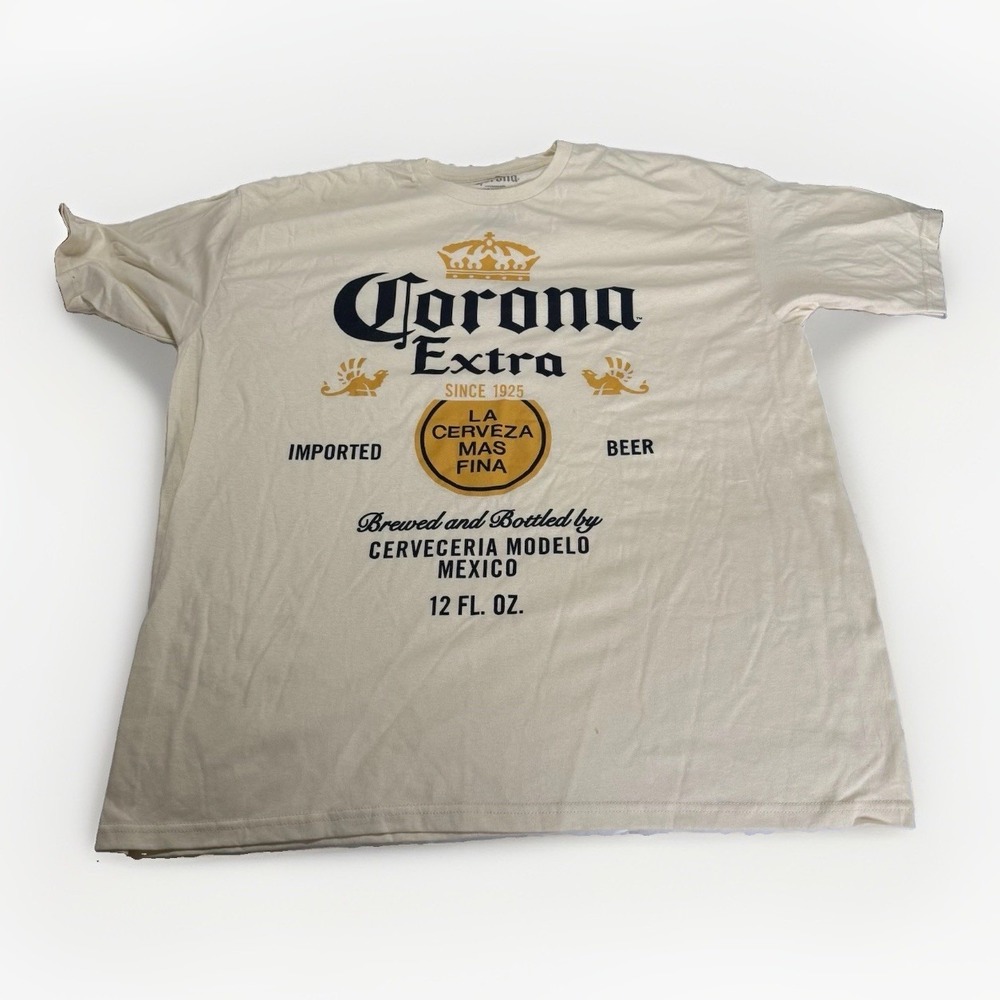 Corona Extra Men's‎ Graphic Logo T-Shirt Size 2XL